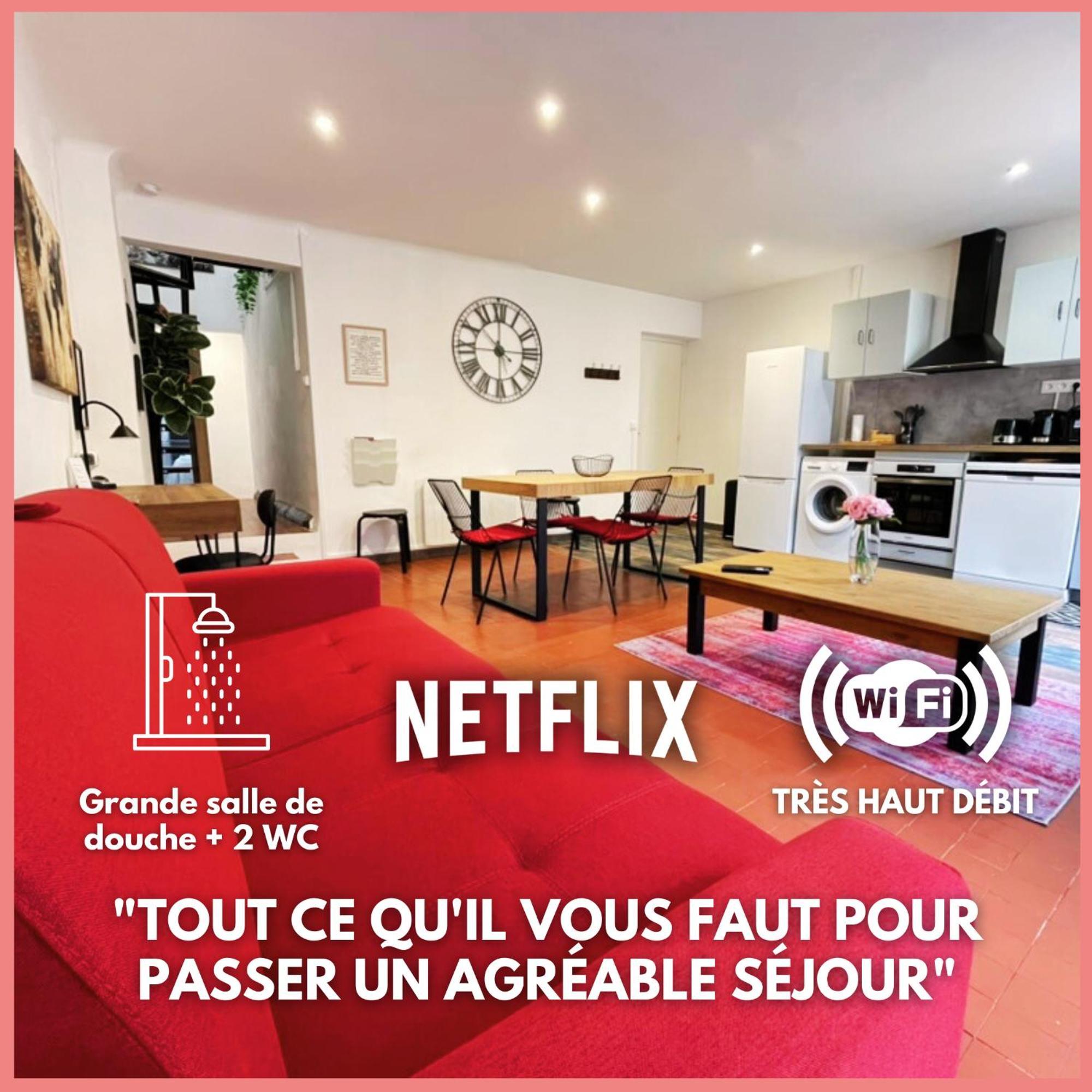 אקס-אן-פרובאנס Spacieux Appartement T4 / 70 M2 8 Personnes מראה חיצוני תמונה
